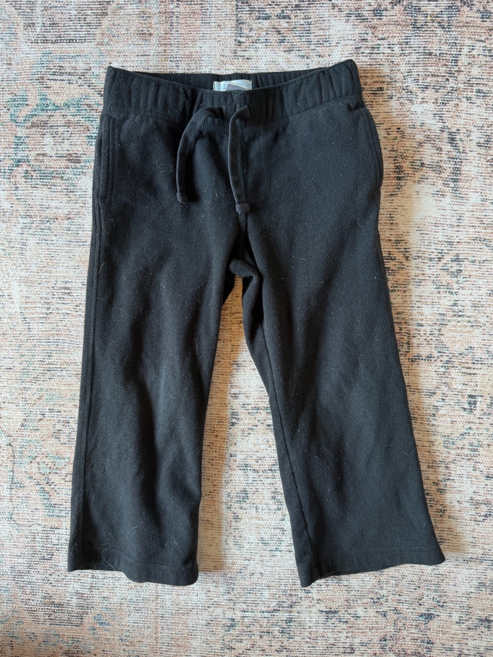 Old Navy Black Kids Pull-On Jogger Pants Fleece